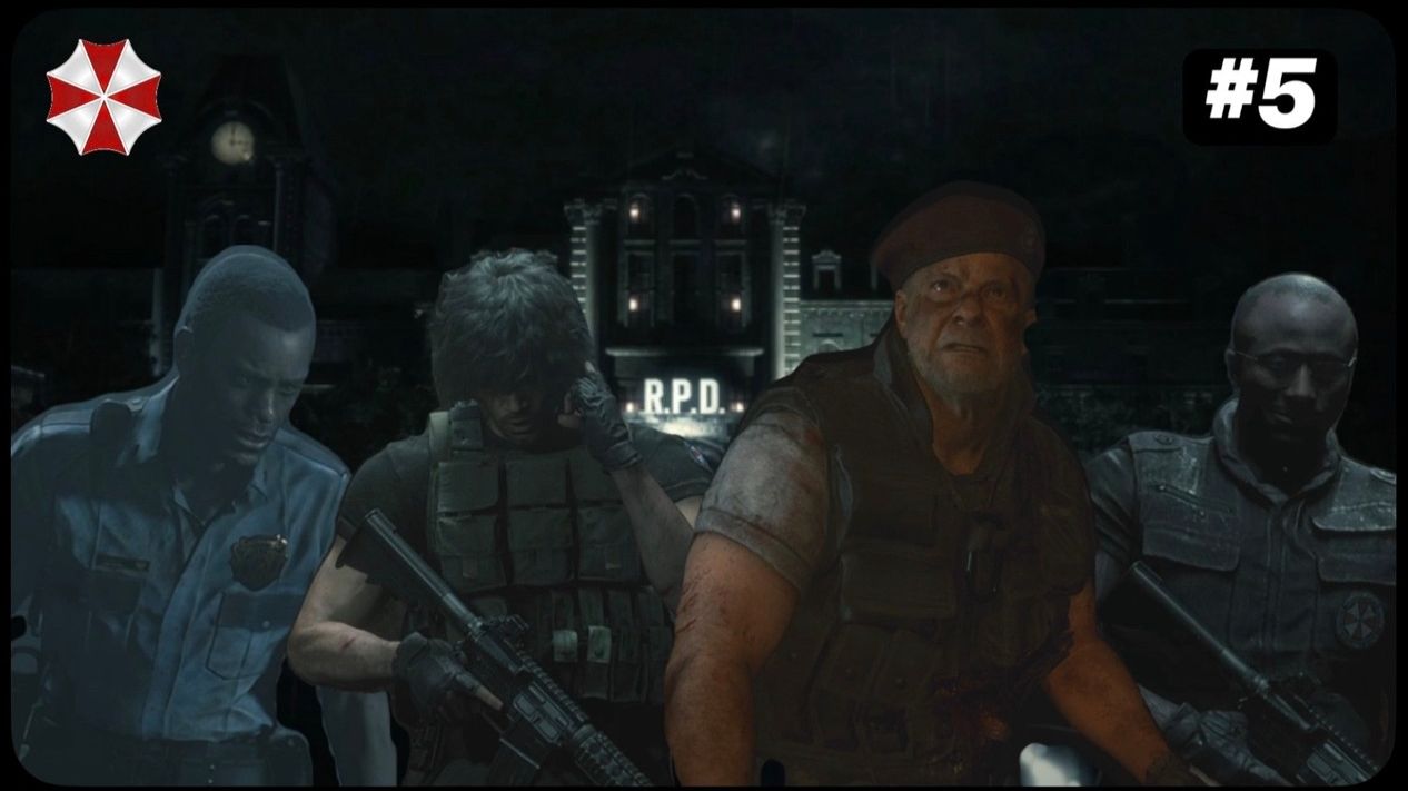 Resident evil 3 remake прохождение#5 Мужики которые спасали Ракун-сити