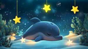 Музыка детям. МГНОВЕННЫЙ СОН. Сонная музыка с милым спящим дельфином