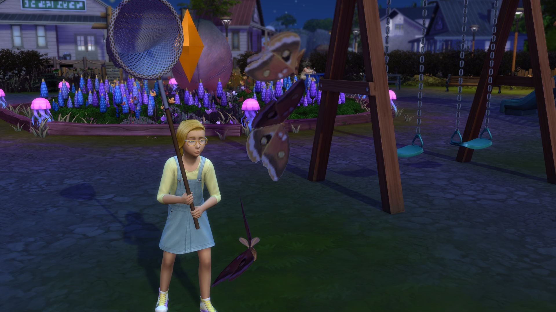 Not So Berry.  The Sims 4.  Красный №17.  Занимаемся энтомологией.