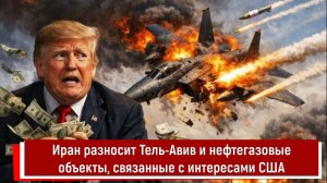 Иран разносит Тель-Авив и нефтегазовые объекты, связанные с интересами США