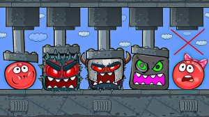 Новый КРАСНЫЙ ШАР, Красныш спасает деревню красных шариков