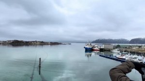 Тромсё Норвегия 2026 Прогулка по арктическому городу в морозную погоду