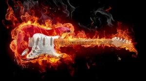 Fiery Hot Blues Rock Guitar Backing Track in Em