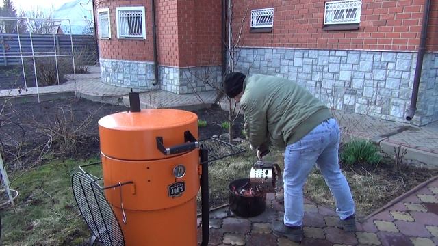 ЧЕСНОЧНО-ЛИМОННЫЙ ЦЫПЛЕНОК С ПРЯНЫМ МАСЛОМ В ДРАМ-СМОКЕРЕ OKLAHOMA JOE!)