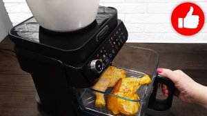 Для тех, кто любит вкусно поесть. Куриные окорочка с картошкой в аэрогриле. Кухонная станция Red 550