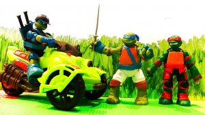 Игрушки Черепашки Ниндзя - Распаковка игрушек для мальчиков.