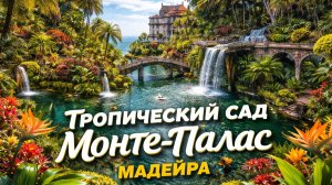 Пешая экскурсия по самому красивому саду на острове Мадейра - тропическому саду дворца Монте
