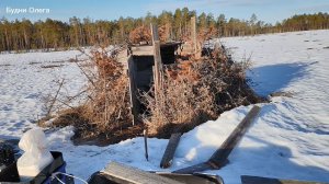 Поход к шалашу на болоте. 01.04.26