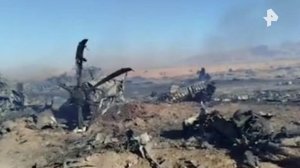 Tasnim показало кадры с уничтоженными в Иране самолетами и вертолетами США