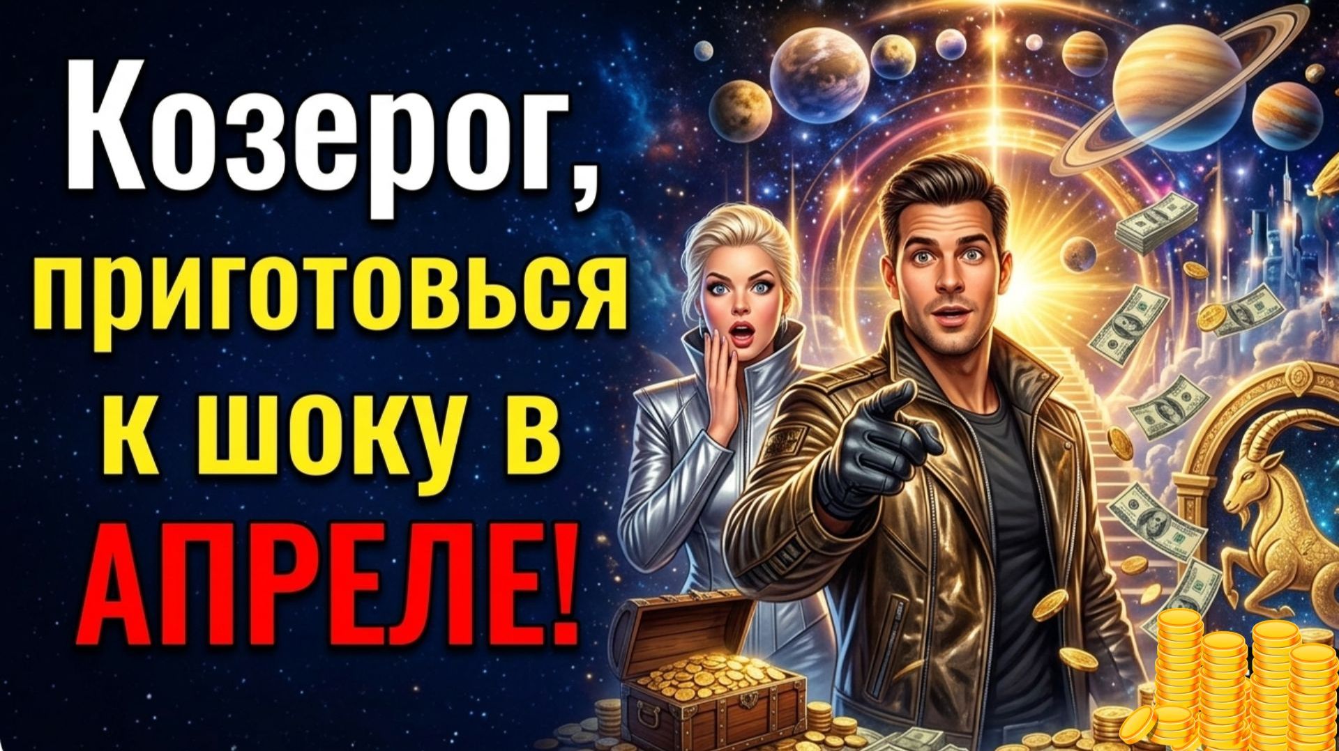 ♑️ КОЗЕРОГ, 😲приготовься к шоку в АПРЕЛЕ!