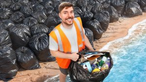 Я ОТЧИСТИЛ САМЫЙ ГРЯЗНЫЙ ПЛЯЖ В МИРЕ!MRBEAST МИСТЕРБИСТ НА РУССКОМ мистер бист