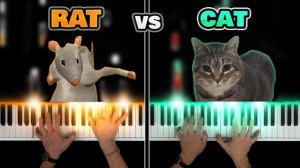 ТАНЕЦ КРЫСЫ ПРОТИВ ВРАЩАЮЩЕГОСЯ КОТА | PIANO BATTLE