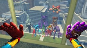 ОГРОМНЫЕ СТРАШНЫЕ УЛЫБАЮЩИЕСЯ КРИТТЕРЫ ИЗ POPPY PLAYTIME ЗАХВАТИЛИ ГОРОД POPPY PLAYTIME