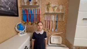 Паршина Варвара, 9 лет, лицей 1 города Салават РБ. Всеволод Рождественский «Памятник Суворову»