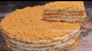 Торт ПЛОМБИР БЕЗ ДУХОВКИ