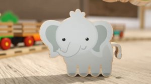 🍿 Мультик для малышей - Учим названия Животных | Тино - Игрушки для Детей