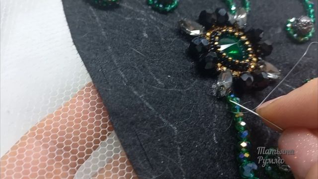 Эполеты Изумрудная гармония мастер класс