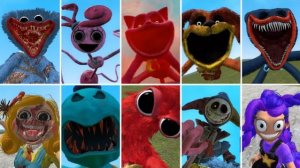 POPPY PLAYTIME 1, 2, 3, 4, 5 — МОД ВСЕХ ДЖАМПСКЭРОВ