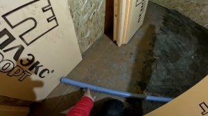 Купил заброшенный дом в деревне ! Канализация готова ! Плиту привезли! №13