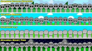 СМЕШАЙ ВСЕ ПЕРСОНАЖИ В SPRUNKI | ИЗ SPRUNKI (RETAKE UPDATED ПРОТИВ MODDED ПРОТИВ SPRUNKED 2.0 И ДР.)