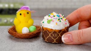 Самые маленькие Пасхальные Куличи в мире! 😍 Невероятно красивая мини выпечка 🥹 Мини Кухня