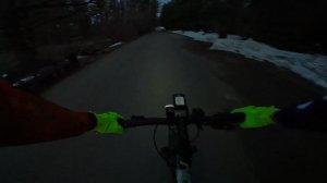 Вечер лужа и девушки)