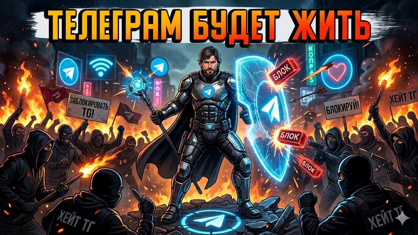 🚨 TELEGRAM БОЛЬШЕ НЕ ЗАБЛОКИРОВАТЬ ! Паша Дуров сделал ЭТО для россиян !