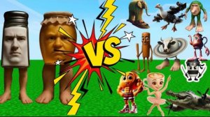 😱 GARAM MARARAM ПРОТИВ ВСЕХ НОВЫХ БОССОВ BRAINROT БИТВА В MINECRAFT  СМЕШНАЯ АНИМАЦИЯ БИТВЫ МОБОВ