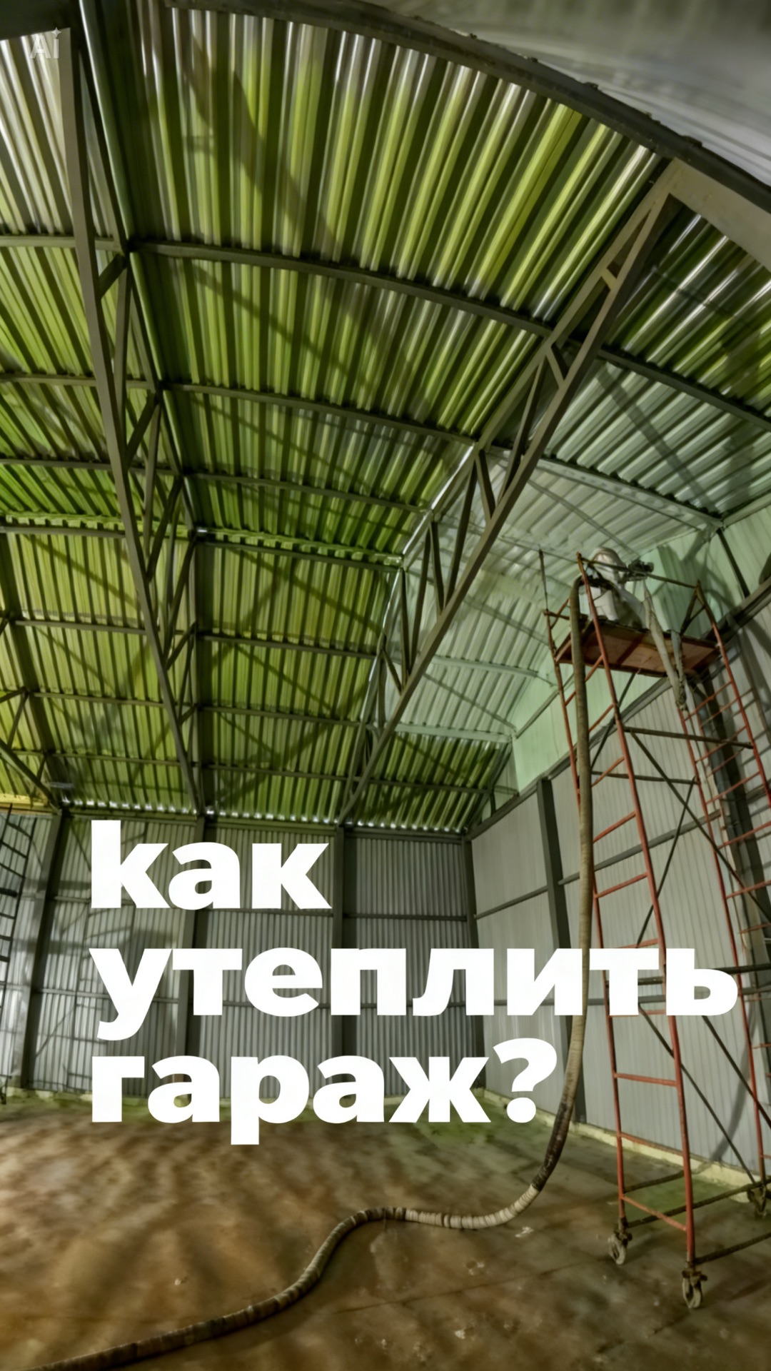 Лучшее утепление металлических гаражей