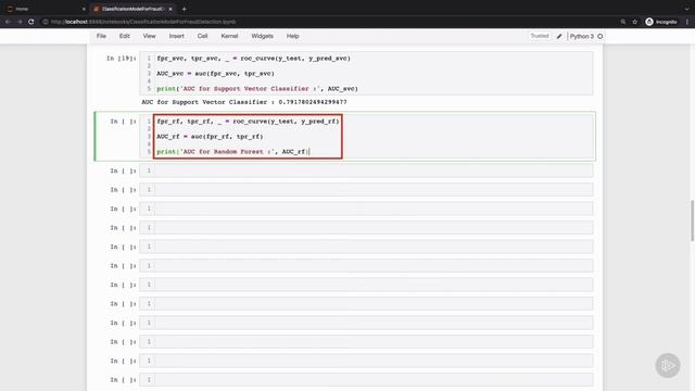 PluralSight - 104 - Demo - Fraud Detection - ROC Curves and AUC смотреть онлайн