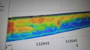 Результат обработки радарограммы