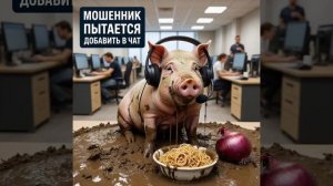 Мошенник пытается поменять канализационные трубы, но у него ничего не получается