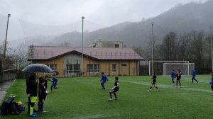 2 тайм. Первенство г.Сочи 2026г. СШ Сочи 2015 г.р. - СШ 9. Итоговый счёт 13:0