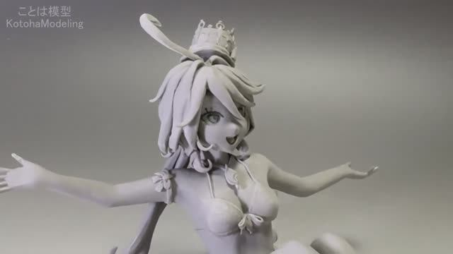 【原神】フリーナ水着Ver.のフィギュアを作ってみた【Sculpture_clay Figure】Genshin Impact FURINA