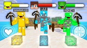 Джей Джей Даймонд против Майки - Битва за рудные сокровища. Майнкрафт Мультик