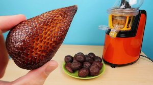 Что если бросить Змеиный Фрукт в Соковыжималку. Сок из Экзотики.