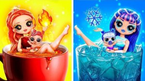 Горячая и Холодная ЛОЛ! Поделки для кукол