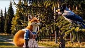 «Ворона и Лисица» басня И. Крылова (Музыкальная версия на современный лад)