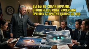 Вы бы не спали ночами: в Конгрессе США раскрыли причину сокрытия данных об НЛО