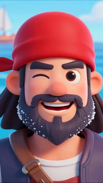 Приключения веселого пирата: смех и сокровища! #пират #приключения #анимация