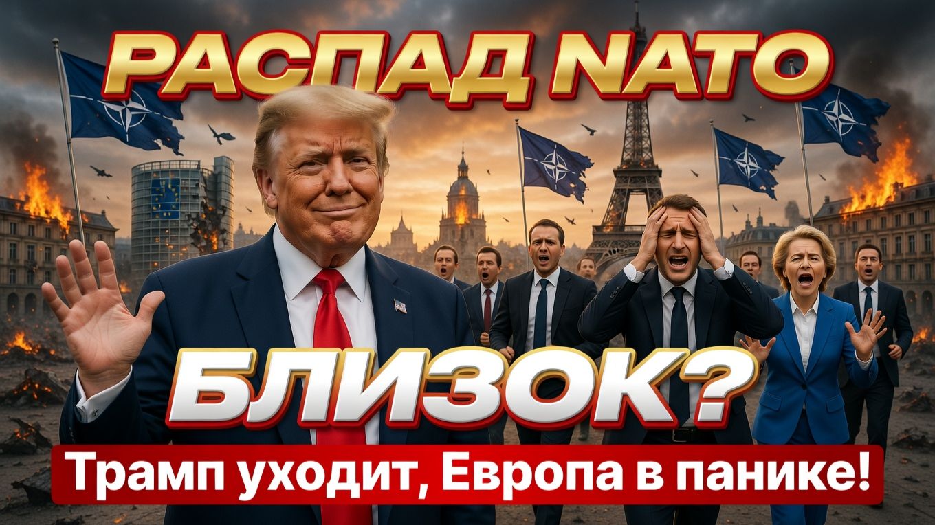 СРОЧНО! РАСПАД НАТО БЛИЗОК? Трамп уходит, Европа в панике!