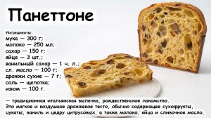 Панеттоне на закваске