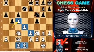 Stockfish18недавносыгралшахматнуюпартиюсрейтингом5000 Elo противAlphaZero| StockfishпротивAlphaZeroр