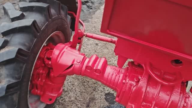 ЛТЗ-55. ЗИМА НЕ ХОЧЕТ УСТУПАТЬ. (Часть 2. КРАСКА - КРАСИЛ, КРАСНЫЙ - КРАСИВЫЙ!)КРАСИЛ КРАСНЫЙ