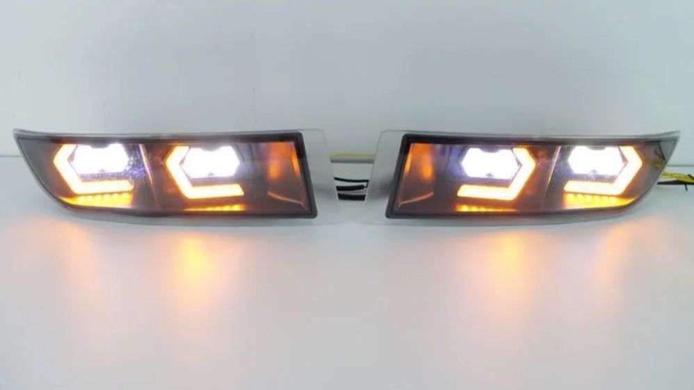 ПТФ с ДХО для Toyota Land Cruiser Prado 120