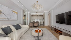 Дизайнерская квартира в премиальном ЖК в Раменках