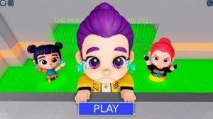 K-POP BABYES НУЖНА ПОМОЩЬ! В TOXIC PRISON RUN BARRY! #ROBLOX #OBBY