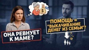 Истории из жизни - Женщина ревнует меня к маме и называет помощь родителям выкачиванием денег..