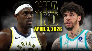 04.04.2026 | ОБЗОР МАТЧА | Шарлотт Хорнетс - Индиана Пэйсерс | Highlights