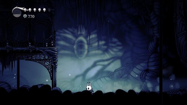 Hollow knight. победа над королевами и блуждание по страшным пещерам (глубинному гнезду)